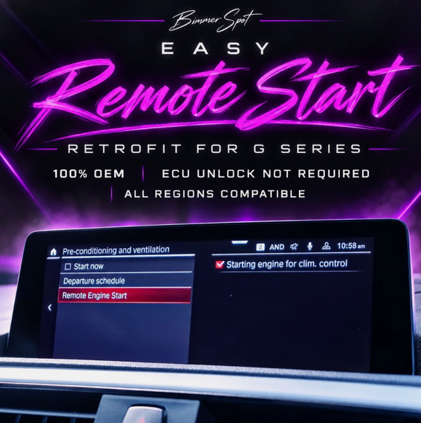 BMW Remote Engine Start активація G Series бензинові OEM Coding Service 1CR FSC 342341 фото